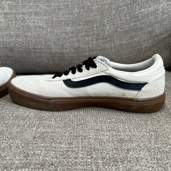 Vans Gilbert Crockett Marshmallow Gum Skate Shoes Men's 8 rare & discontinued - Picture 8 of 13